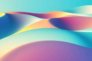 Mavi renk gradyan arka plan tasarımını karıştır. Sıvı şekilli soyut geometrik arkaplan. Vektör illüstrasyonu.