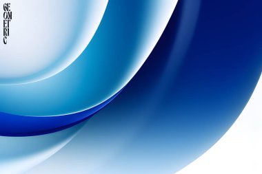 Asgari Abstarct Dynamic desenli arkaplan tasarımı. Mavi renkli. Vektör illüstrasyonu.