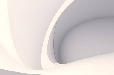 Açık Gri Dalga Arkaplanı, sıvı şekilli soyut geometrik arkaplan. Vektör illüstrasyonu.