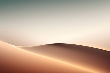 Kahverengi Dalga Arkaplanı, sıvı şekilli soyut geometrik arkaplan. Vektör illüstrasyonu.