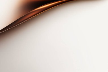 Açık Kahverengi Dalga Arkaplanı, sıvı şekilli soyut geometrik arkaplan. Vektör illüstrasyonu.