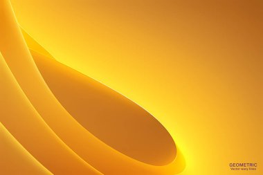 Soyut turuncu dalga arka planı. vektör illüstrasyonu