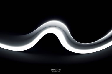 dinamik efektli vektör dalga arkaplanı.