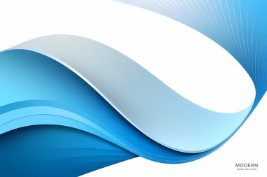 Soyut mavi ve beyaz geometrik arkaplan. Dinamik şekiller kompozisyonu. Vektör illüstrasyonu.