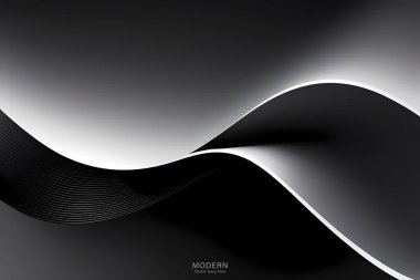 Dalgalı çizgilerle soyut arkaplan oluştur