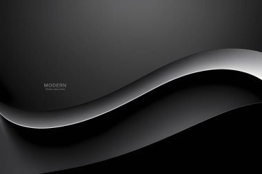 Siyah ve gri arka plan. vektör illüstrasyonu.