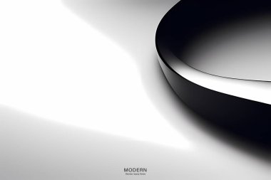 Altın çemberli soyut lüks beyaz arka plan