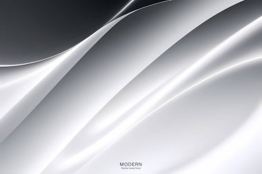 soyut beyaz lüks siyah ve altın dalga çizgileri