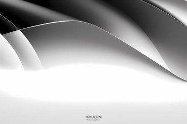 Beyaz ve siyah arka plan. 3d illüstrasyon