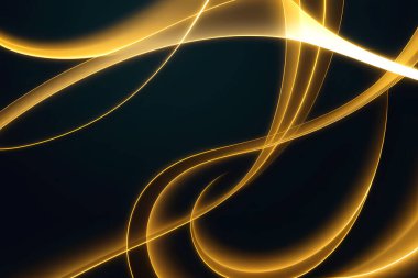 Soyut altın dalgalar arka plan