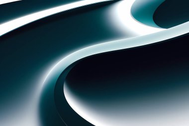 Dalgalı çizgilerle 3 boyutlu arkaplan oluşturma