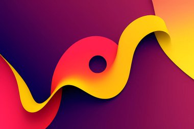 Renkli gradyan ile soyut arkaplan. Çizgili çizgili canlı vektör duvar kağıdı. sıvı 2d illüstrasyon