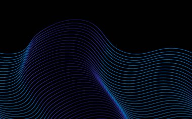 Noktalar ve çizgilerle soyut dalga arkaplanı