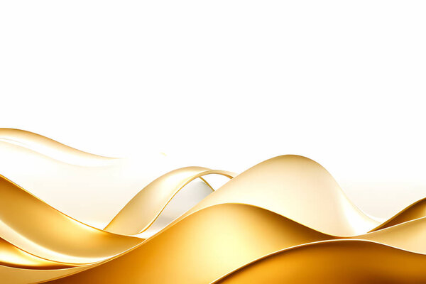 векторная иллюстрация. фон золотой волны. абстрактная волна