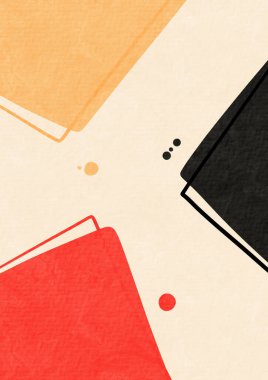 Kırmızı ve sarı renkli arkaplan