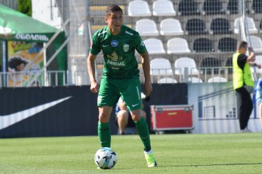 Kovalivka, Ukrayna - 16 Ağustos 2025. Ukrayna Premier Ligi FC Kolos Kovalivka ile FC Karpaty Lviv arasında 16 Ağustos 2025 tarihinde Kovalivka, Kyiv Oblastı, Ukrayna.