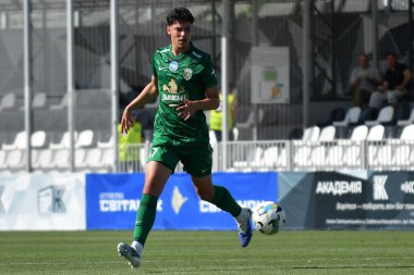 Kovalivka, Ukrayna - 16 Ağustos 2025. Ukrayna Premier Ligi FC Kolos Kovalivka ile FC Karpaty Lviv arasında 16 Ağustos 2025 tarihinde Kovalivka, Kyiv Oblastı, Ukrayna.