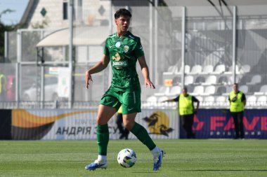 Kovalivka, Ukrayna - 16 Ağustos 2025. Ukrayna Premier Ligi FC Kolos Kovalivka ile FC Karpaty Lviv arasında 16 Ağustos 2025 tarihinde Kovalivka, Kyiv Oblastı, Ukrayna.