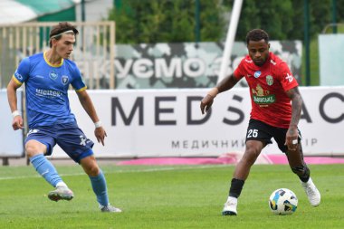 Lviv, Ukrayna 24 Ağustos 2025. Diego Palacios Ukrayna Kupası maçında Ukrayna Stadyumu 'nda FC Penuel Kryvyi Rig ile FC Karpaty Lviv arasında görüldü.