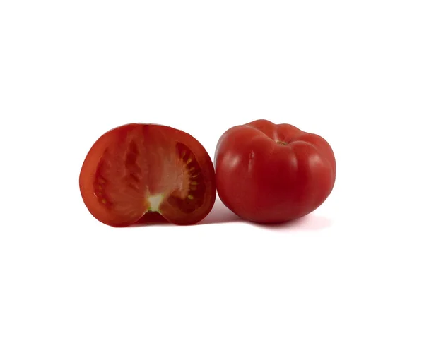 Tomate Isoliert Auf Weißem Hintergrund Hochwertiges Foto — Stockfoto