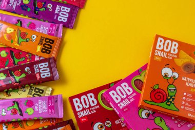 Lviv Ukrayna 27.03.2024 Şeker Bob Salyangoz Yüksek kalite fotoğraf