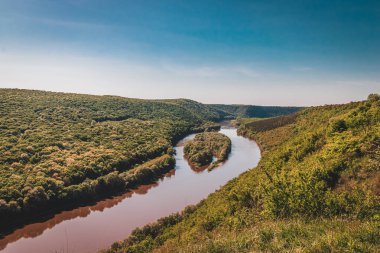 Ulusal Doğal Park Dinyester Kanyonu, Ukrayna Letjache Yüksek Kaliteli Fotoğraf