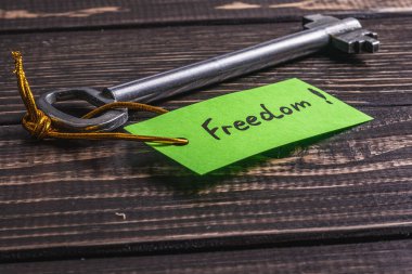 Özgür bir hayat için gizli anahtar Fotoğraf kalitesi yüksek