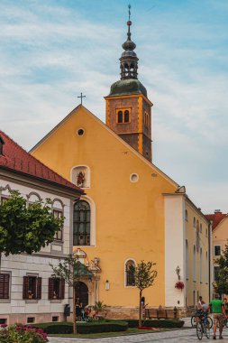 Varazdin, Vaftizci Fransisken Kilisesi, Hırvatistan Yüksek Kaliteli Fotoğraf