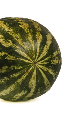 Beyaz arkaplanda karpuz izole edilmiş. Yüksek kaliteli fotoğraf.