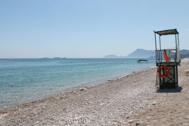 Denizden bir manzara.