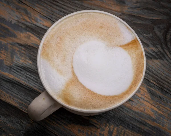 Cup Foamy Delicious Cappuccino — Stock Photo, Image