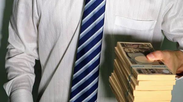 Paralı iş adamlarına yakın çekim