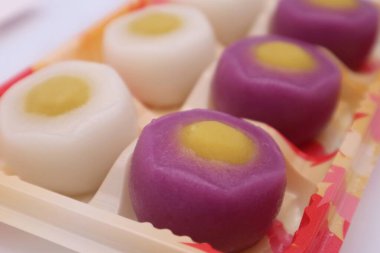 Japon tatlılarına yakın çekim