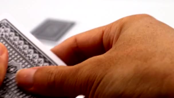 Videó Egy Kártyakereskedőről — Stock videók