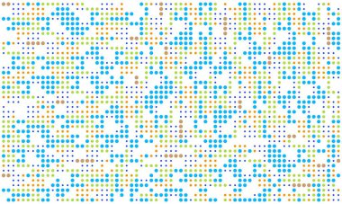 Çok Renkli Çemberler, Beyaz Arkaplanda Sonbahar, Yaz ve Bahar İçin Doku Örnekleri Tarandı