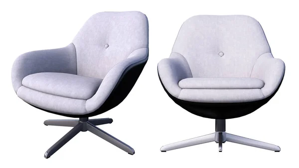 オフィスおよびワーキング エリアのための椅子の設計 — ストック写真