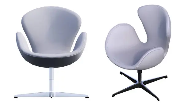 Moderner Stuhl Mit Hochwertigem Büromaterial — Stockfoto