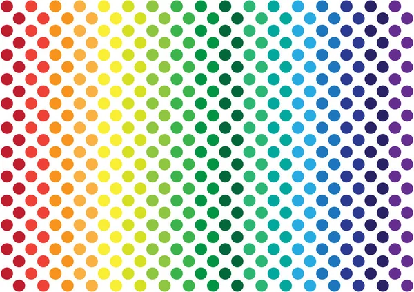 Light Multicolor Rainbow Vector Modern Geometrical Circle Abstract Background Dotted — Stock Vector