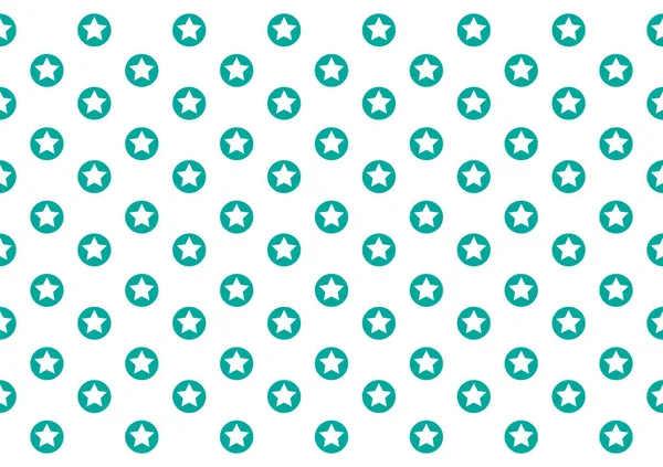 Estrela Azul Círculo Fundo Padrão Tecido Cartaz Cartão Convite Ilustração —  Vetores de Stock