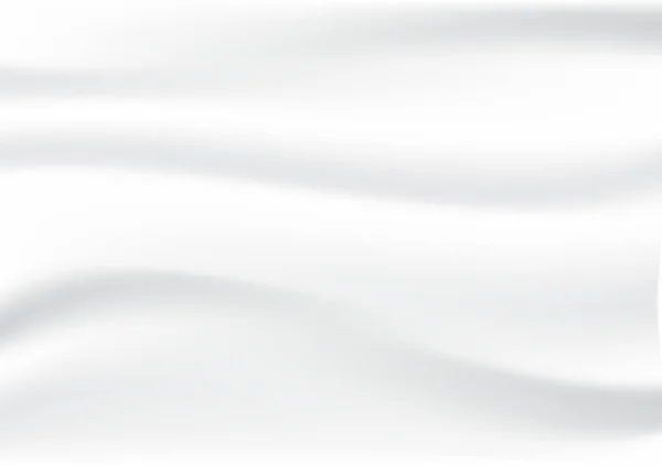 Abstrait Blanc Blanc Doux Plié Satin Pour Conception Graphique — Image vectorielle