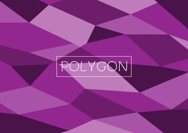 Vector of modern abstract polygon background