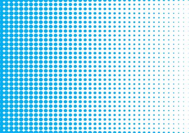 Arkadaki yarım ton çizim noktaları mavi geometrik desen soyut vektör çizimi modern doku