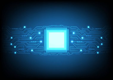 Devre teknolojisi arka planı yüksek teknolojili dijital veri bağlantı sistemi ve bilgisayar elektronik desing
