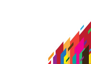 Soyut Geometrik Arkaplan Renkli Modern Tasarım