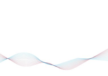 Sıvı dalga soyut tasarım ögesi