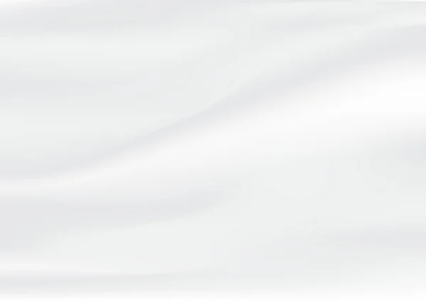 Fond Vectoriel Abstrait Tissu Blanc Luxe Vague Liquide Plis Ondulés — Image vectorielle