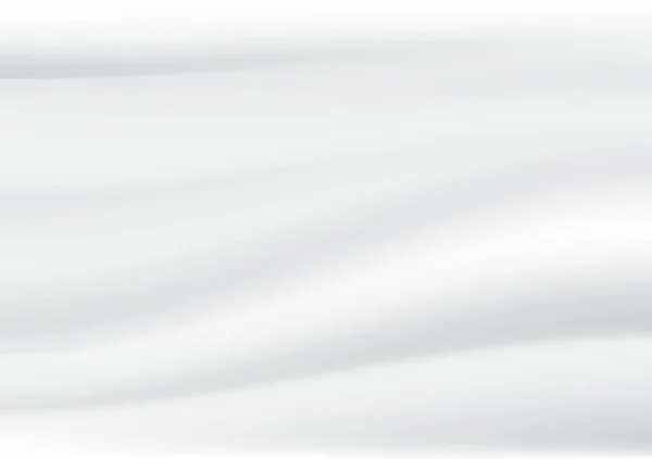 Gladde Elegante Witte Zijde Satijnen Luxe Doek Textuur Kan Worden — Stockvector