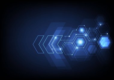 Soyut teknoloji dijital Merhaba teknoloji kavramı arka plan