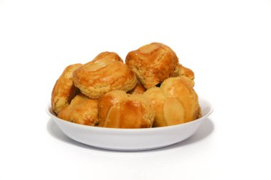 Fıstık ezmeli bademli kurabiyeler..