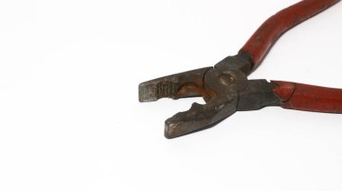 Tang beyaz arkaplanda kırmızı ve siyahtır